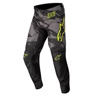 Odzież motocyklowa - Alpinestar Youth Racer Pants, czarno-szare moro żółte fluorescencyjne, 26 - miniaturka - grafika 1