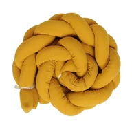 Ochraniacze do łóżeczka - Ochraniacz 30 x 200 do Łóżeczka Warkocz Muslin 06 - miniaturka - grafika 1