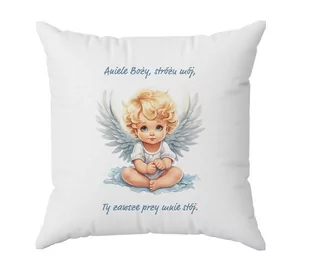 Poduszka z Aniołem i krótką modlitwą wzory do wyboru - Kołdry i poduszki dla dzieci - miniaturka - grafika 1