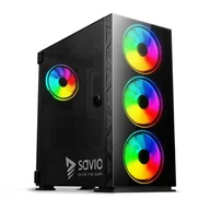 Obudowy komputerowe - ModeCom SAVIO OBUDOWA PC X1 ARGB GLASS SAVGC-PRIMEX1 - miniaturka - grafika 1