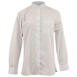 MISEMIYA - UNIFORM koszula kelnerka kobieta kołnierz mandarynkowy z długim rękawem - nr 8271, biały, XS - Nerki - miniaturka - grafika 1