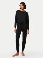 Piżamy damskie - Triumph Spodnie piżamowe Cozy Comfort 10216531 Czarny Regular Fit - miniaturka - grafika 1