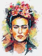 Zabawki kreatywne - Haft Diamentowy Bez Ramy Frida Kahlo - Decoupage 30x40 Mozaika Diamentowa 5d - miniaturka - grafika 1