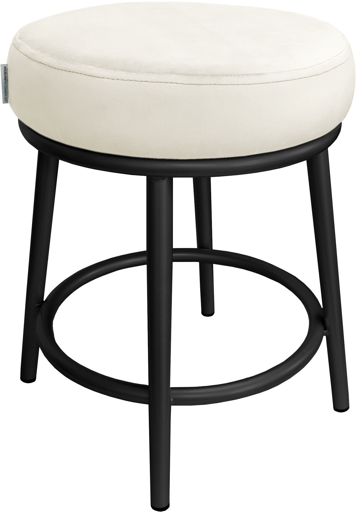 Taboret Ben noga metalowa czarna MG50