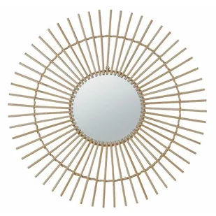 Lustro wiszące BIRMA Ø70cm naturale - Lustra - miniaturka - grafika 1