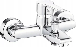 Bateria wannowa Invena INVENA BATERIA WANNOWA BRALOS CHROM - Baterie wannowe i prysznicowe - miniaturka - grafika 1