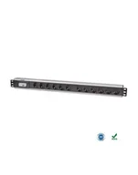Listwy zasilające - Techly Pro TechlyPro Listwa zasilająca rack-pion 250V/16A 12x Schuko 3m włącznik instal - miniaturka - grafika 1