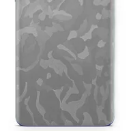 Akcesoria do tabletów i e-booków - Folia naklejka skórka strukturalna na TYŁ do Amazon Fire HD 10 Plus 2021 -  Moro | Camo Srebrny - apgo SKINS - miniaturka - grafika 1