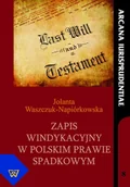 Prawo - Zapis windykacyjny w polskim prawie spadkowym - Jolanta Waszczuk-Napiórkowska - miniaturka - grafika 1