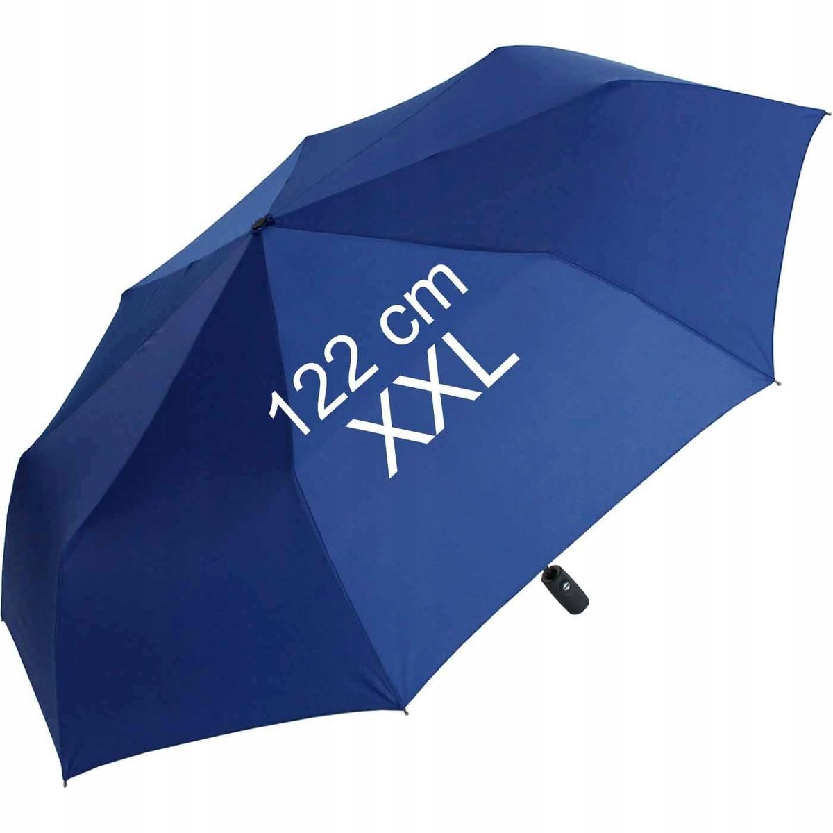 XXL PARASOL Dla Kobiet i Mężczyzn Niebieski 122cm Automatyczny