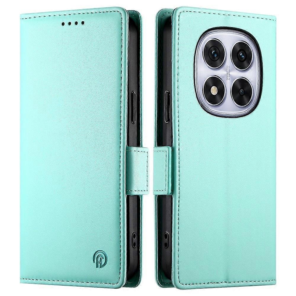 Dla Xiaomi Redmi Note 14 Pro 4G Stand Case Portfel ze skóry PU Pokrowiec na telefon - miętowy zielony Wielobarwny Mint Green