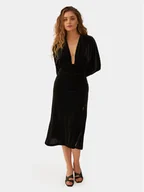 Sukienki - Undress Code Sukienka koktajlowa Date Night 477 Czarny Slim Fit - miniaturka - grafika 1