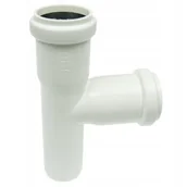 Łączniki, trójniki, kształtki - Trójnik kanalizacyjny biały fi 32/32/90 PP - miniaturka - grafika 1