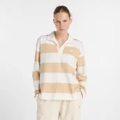 Koszulki i topy damskie - Koszulka damska New Balance WT53522DLA beżowa - miniaturka - grafika 1