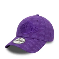 Czapki damskie - Czapka z daszkiem New Era Team Monogram 9Fort 60565350 Fioletowy - miniaturka - grafika 1