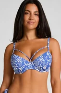 Stroje kąpielowe - Hunkemöller Usztywniany biustonosz Cancun Niebieski - miniaturka - grafika 1