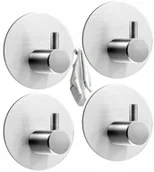 Wieszaki łazienkowe - Haczyki Do Łazienki Samoprzylepne Łazienkowe X 4 - miniaturka - grafika 1