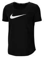 Koszulki sportowe damskie - Nike Koszulka sportowa w kolorze czarnym - miniaturka - grafika 1