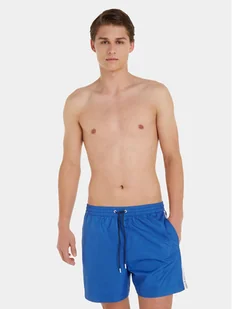 Calvin Klein Swimwear Szorty kąpielowe KM0KM00810 Niebieski Regular Fit - Kąpielówki męskie - miniaturka - grafika 1
