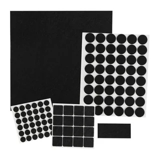 PODKŁADKI FILCOWE POD KRZESŁA MEBLE NOGI SAMOPRZYLEPNE ZESTAW 133 SZT FILC - Meble modułowe i akcesoria - miniaturka - grafika 1