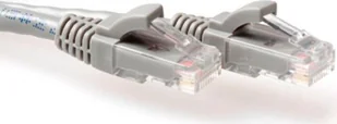 Kabel sieciowy ACT 0.50m Cat6a UTP 0.50m Cat6a U/UTP (UTP) szary (IB1100) - Kable miedziane - miniaturka - grafika 1