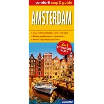 ExpressMap Katarzyna Byrtek comfort! map&guide Amsterdam 2w1. Laminowany przewodnik i mapa 1:15 000 - Przewodniki - miniaturka - grafika 2