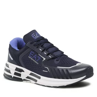 Półbuty męskie - Sneakersy EA7 Emporio Armani X8X094 XK239 S890 Black Iris+Amp.Blue - grafika 1