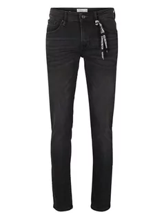 Spodnie męskie - Tom Tailor Dżinsy - Slim fit - w kolorze czarnym - grafika 1