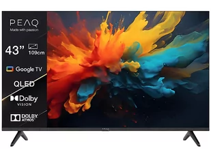 Telewizor PEAQ PTV 43GQU-5024T QLED 43" 4K Google TV - Telewizory - miniaturka - grafika 1