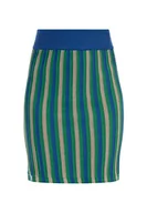 Spódnice - faina Damska spódnica z dzianiny 11026973, niebieska wielokolorowa, S, niebieski wielokolorowy, S - miniaturka - grafika 1