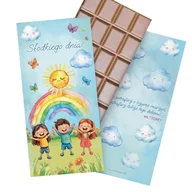 Czekolada - CZEKOLADA dla dzieci w opakowaniu UPOMINEK NA DZIEŃ DZIECKA PASOWANIE ZAKOŃCZENIE ROKU - miniaturka - grafika 1