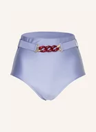 Stroje kąpielowe - Zimmermann Dół Od Bikini Z Wysokim Stanem Cira Chain Belt violett - miniaturka - grafika 1