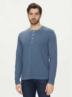 Marc O'Polo Longsleeve 522 2246 52064 Niebieski Regular Fit - Koszulki męskie - miniaturka - grafika 1