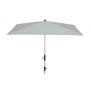 KNIRPS Automatic 230 x 150 cm - parasol balkonowy premium z uchwytem Jasnoszary - Parasole ogrodowe - miniaturka - grafika 1