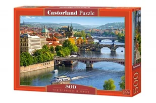 Castorland Puzzle View of Bridges in Prague 500 - Puzzle - miniaturka - grafika 1