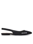 Sandały damskie - LOVE MOSCHINO Sandały JA11021G1MIM0000 Czarny - miniaturka - grafika 1