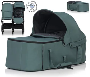 LEKKA MIĘKKA GONDOLA WKŁAD NIEMOWLĘCY DO WÓZKA EASYGO ECHO SAGE GREEN - Akcesoria do wózków - miniaturka - grafika 1
