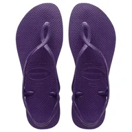 Sandały damskie - Havaianas Sandały damskie Luna, Fioletowy, 38 EU - miniaturka - grafika 1