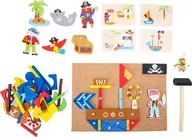 Zabawki kreatywne - Small Foot Design przybijanka Piraci - miniaturka - grafika 1