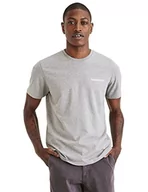 Koszulki męskie - Dockers T-shirt męski, Stencil Grey Heather (Lucent White), XXL - miniaturka - grafika 1