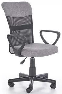 Fotel biurowy, krzesło biurowe Fotel obrotowy ELIOR Chester, szary, 59x52x81 91 cm - Fotele i krzesła biurowe - miniaturka - grafika 1