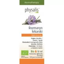 PHYSALIS (olejki eteryczne, soki) OLEJEK ETERYCZNY ROZMARYN LEKARSKI (ROZEMARIJN) BIO 10 ml - PHYSALIS - Aromaterapia - miniaturka - grafika 1