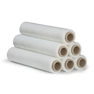 Akcesoria do pakowania - B2B Partner Folia stretch transparentna, 17 mic, 450 mm x 300 m, 6 szt. B2B007 - miniaturka - grafika 1