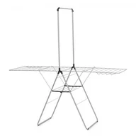 Suszarki na ubrania - Brabantia Suszarka do ubrań Hangon 250 cm metaliczna szara z drążkiem 403545 - miniaturka - grafika 1