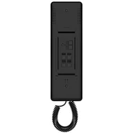 Domofony - Domofon "EURA" ADP-23A3 "FLUMINO" czarny 1-no rodzinny, magnetyczny Unifon, mała kaseta - miniaturka - grafika 1