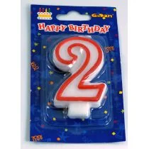 GODAN Świeczka cyferka z brokatem "8" - Świece - miniaturka - grafika 7