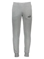 Spodnie sportowe męskie - Puma Spodnie dresowe "Essentials" w kolorze szarym - miniaturka - grafika 1
