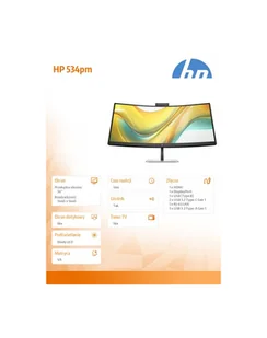 HP S5 Pro 534pm WQHD 9E0Z2UT - Monitory - miniaturka - grafika 2