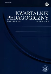 Kwartalnik Pedagogiczny 3(265)/2022 - książka - Czasopisma - miniaturka - grafika 1