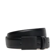 Paski - Pasek Męski Calvin Klein Titlecase Plaque Buckle 32Mm LV04D7030G Czarny - miniaturka - grafika 1